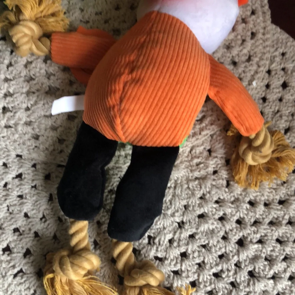 Halloween Skeleton Scarecrow DOG Toy